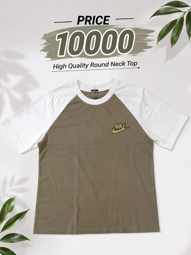 Round neck top